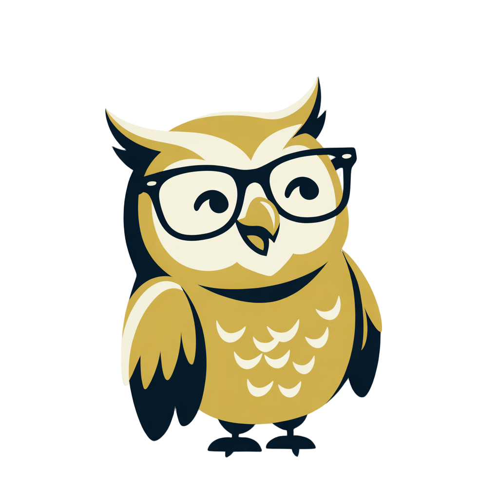 Palmelle owl, looking up and to the right